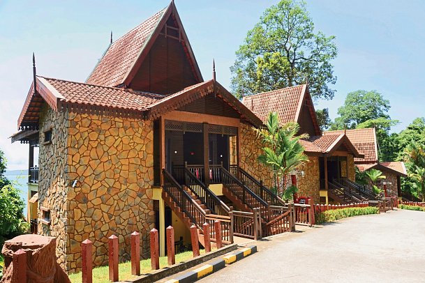 Berjaya Langkawi Resort - Wohnbeispiel Premier Seaview Chalet (Zimmercodierung BMM)