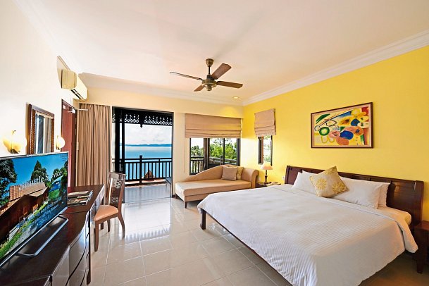 Berjaya Langkawi Resort - Wohnbeispiel Premier Seaview Chalet (Zimmercodierung BMM)