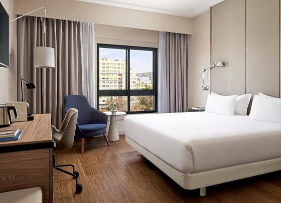 NH Lisboa Campo Grande - Wohnbeispiel Doppelzimmer Stadtblick (Zimmercodierung DB2)