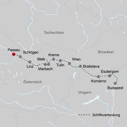 Passau-Budapest-Passau mit der MS Primadonna