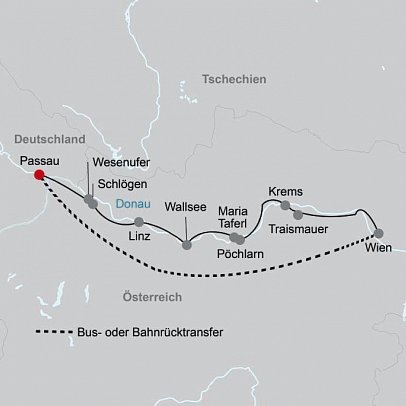 Donau-Radweg klassisch