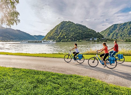 Donau Genießertour - Radfahrer, Schlögener Schlinge