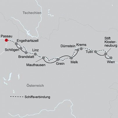 MS SE-Manon - Entlang der Donau bis Wien
