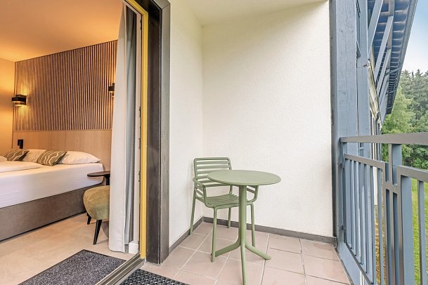 Aldiana Club Ampflwang - Beispiel Balkon Juniorsuite (Zimmercodierung JB1)