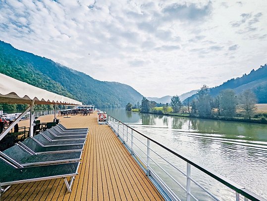 MS Prinzessin Katharina - entlang der Donau bis Budapest - Sonnendeck, MS Prinzessin Katharina