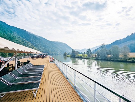 MS Prinzessin Katharina - entlang der Donau bis Budapest - Sonnendeck, MS Prinzessin Katharina