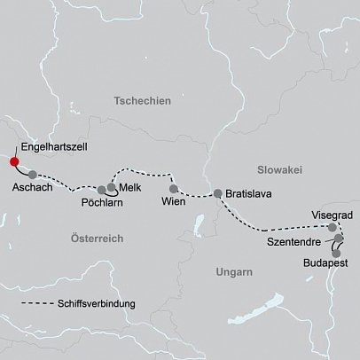 MS Prinzessin Katharina - entlang der Donau bis Budapest