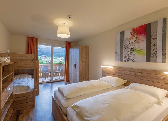 COOEE alpin Hotel Dachstein - Wohnbeispiel Familienunterbringung (Zimmercodierung FB1)