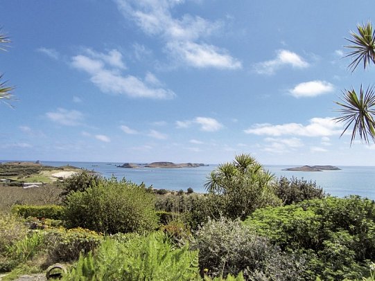 Bahnerlebnisreise Cornwall - St Martin's Blick aufs Meer, Scilly I.