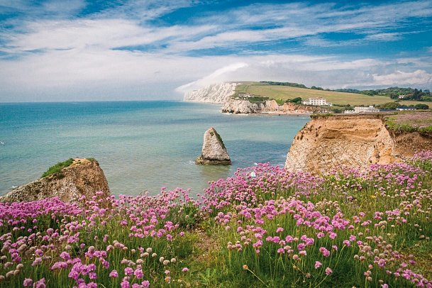 Südengland entspannt entdecken - Freshwater Bay, Isle of Wight