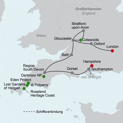 Südengland entspannt entdecken