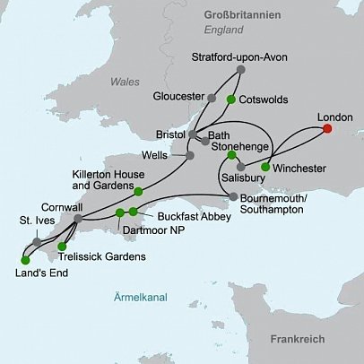 Südengland entspannt genießen