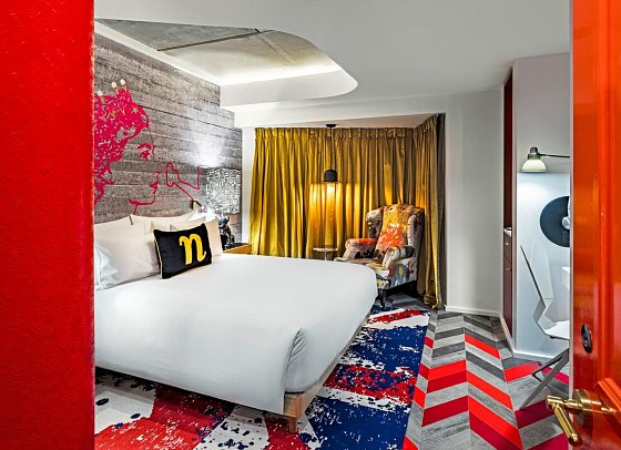 nhow London - Wohnbeispiel Doppelzimmer Superior (Zimmercodierung DS6)