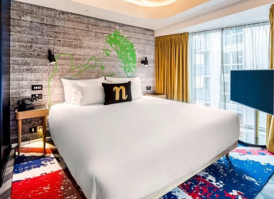 nhow London - Wohnbeispiel Doppelzimmer Superior (Zimmercodierung DS6)
