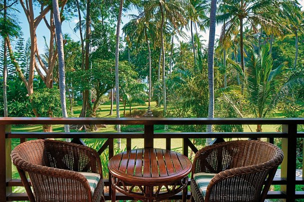 Sheraton Senggigi Beach Resort - Beispiel Balkon Deluxe Garden (Zimmercodierung UDG)