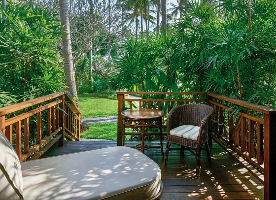 Sheraton Senggigi Beach Resort - Beispiel Terrasse Superior (Zimmercodierung US1)