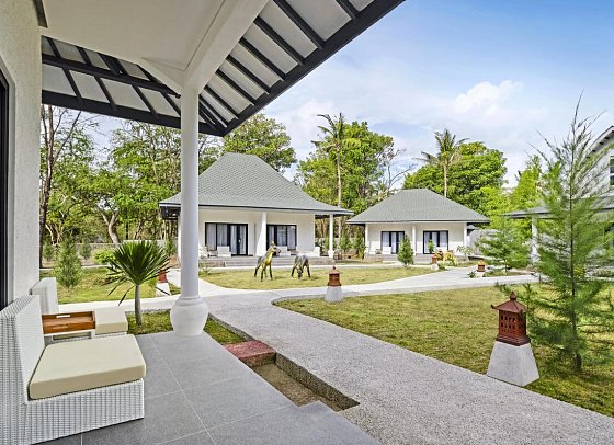 Jambuluwuk Oceano Resort Gili Trawangan - Beispiel Außenansicht Deluxe Garden (Zimmercodierung UDG)