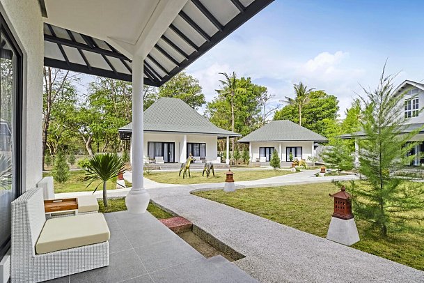 Jambuluwuk Oceano Resort Gili Trawangan - Beispiel Außenansicht Deluxe Garden (Zimmercodierung UDG)