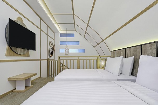 Jambuluwuk Oceano Resort Gili Trawangan - Wohnbeispiel Family Suite Duplex (Zimmercodierung WI2)
