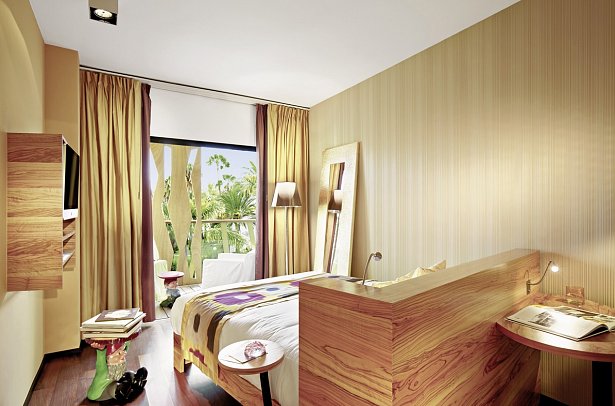 Bohemia Suites & Spa - Wohnbeispiel Doppelzimmer Deluxe Gartenblick (Zimmercodierung DDG)