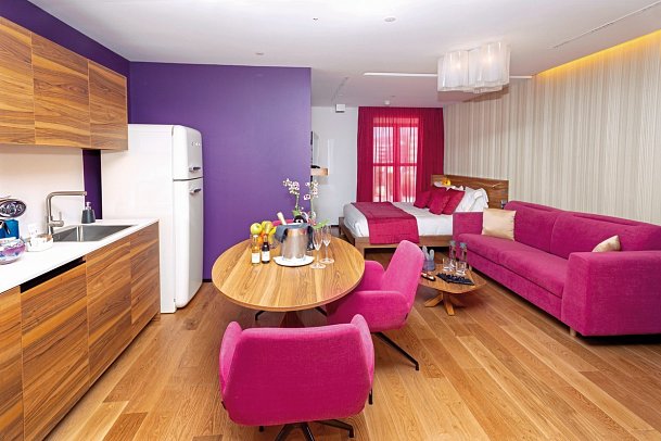 Bohemia Suites & Spa - Wohnbeispiel Studio Deluxe (Zimmercodierung SB1)