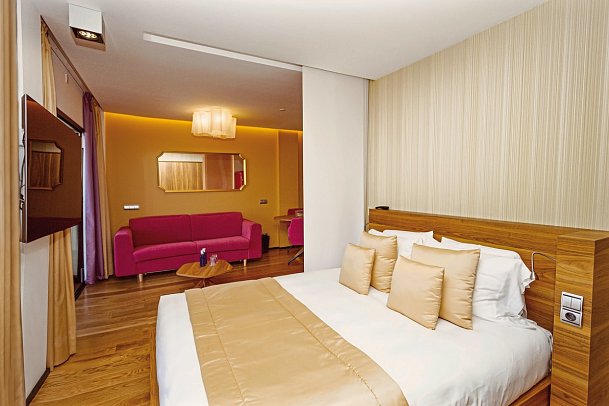 Bohemia Suites & Spa - Wohnbeispiel Studio Suite (Zimmercodierung SB2)