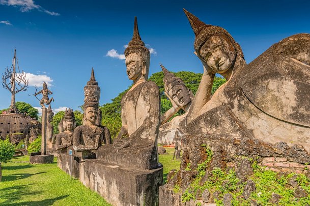 Höhepunkte in Laos und Kambodscha (Privatreise) - Buddha Park bei Vientiane