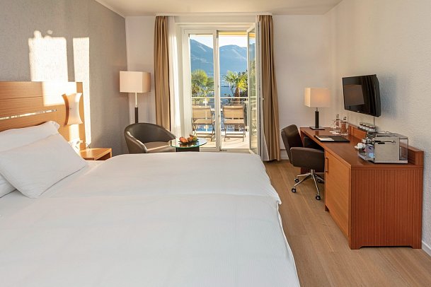 La Palma au Lac Hotel & Spa - Wohnbeispiel Doppelzimmer Superior Seeblick (Zimmercodierung DSI)