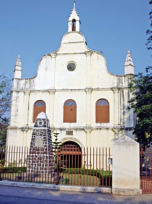 Südindien zum Kennenlernen - Cochin, St. Francis Kirche