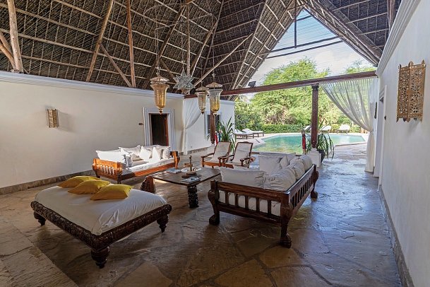 Lion in the Sun Billionaire Retreat Malindi - Wohnbeispiel Suite Room with Pool View (Zimmercodierung WB1)