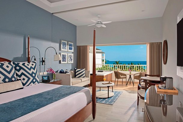 Secrets St. James Montego Bay - Wohnbeispiel Preferred Club Junior Suite Ocean View (Zimmercodierung JBM)