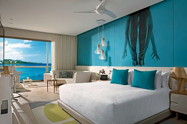 Breathless Montego Bay Resort & Spa - Wohnbeispiel Allure Junior Suite Ocean View/Xhale Club Ocean View (Zimmercodierungen J9M & JLM)