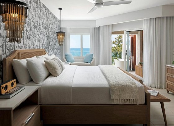 Sandals South Coast - Wohnbeispiel Longbeach Beachfront One Bedroom Butler Suite w/ Balcony Tranquility Soaking Tub