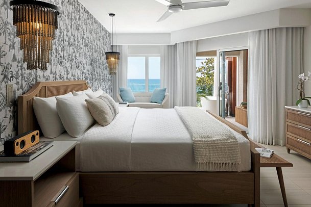 Sandals South Coast - Wohnbeispiel Longbeach Beachfront One Bedroom Butler Suite w/ Balcony Tranquility Soaking Tub