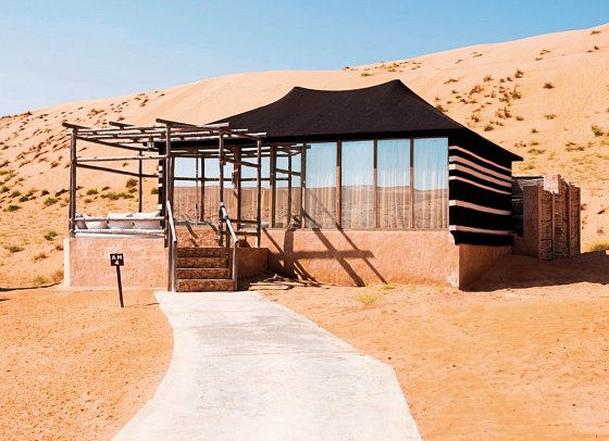 1000 Nights Sharqiya Sands Camp - Wohnbeispiel Luxury Pool Tent (Zimmercodierung UG3)