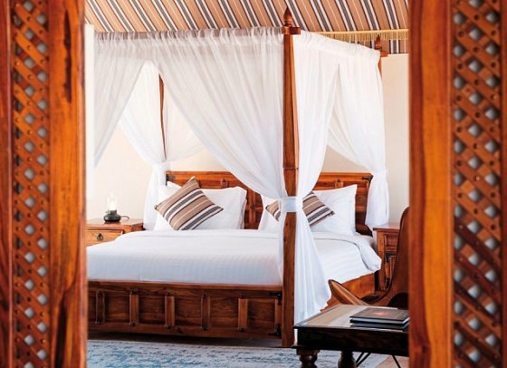 1000 Nights Sharqiya Sands Camp - Wohnbeispiel Luxury Pool Tent (Zimmercodierung UG3)