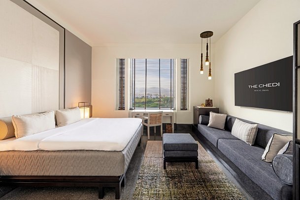 The Chedi Muscat - Wohnbeispiel Serai Room (Zimmercodierung UG1)