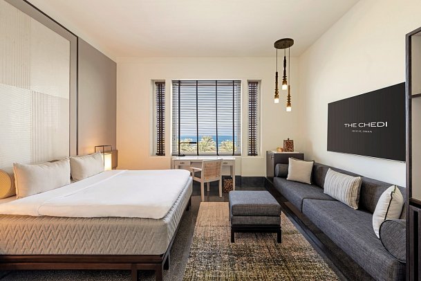 The Chedi Muscat - Wohnbeispiel Serai Sea View (Zimmercodierung UGM)