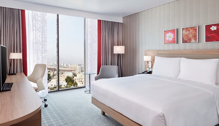 Hilton Garden Inn Muscat Al Khuwair - Wohnbeispiel Guest Room (Zimmercodierung UG1)