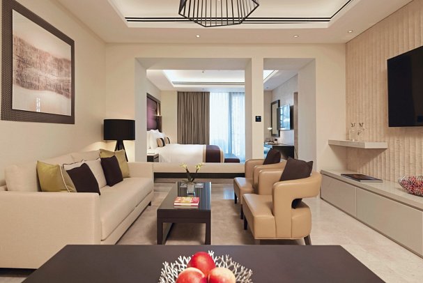 Kempinski Hotel Muscat - Wohnbeispiel Juniorsuite (Zimmercodierung JB1)