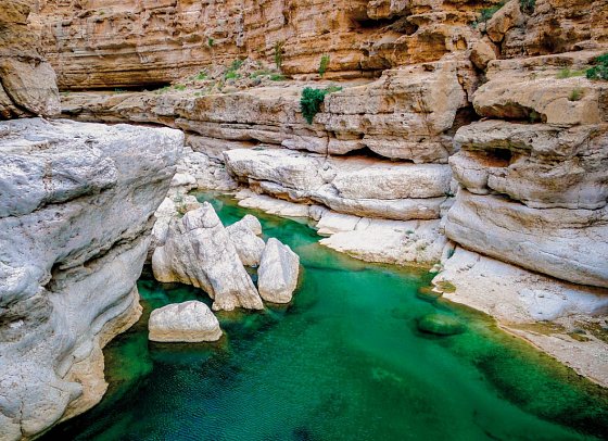 Das Königreich Oman zu Fuß entdecken - Wadi Shab