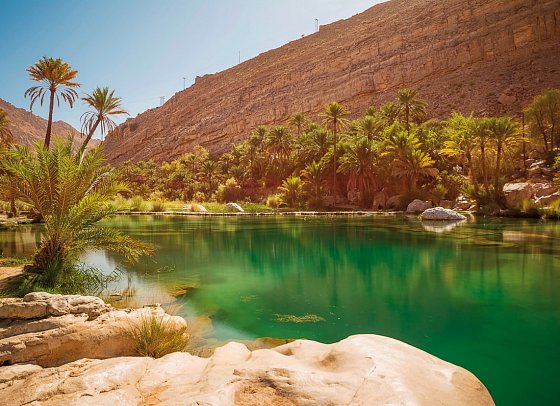 Oman erfahren - Mit dem Allrad durch grandiose Landschaften - Wadi Bani Khalid