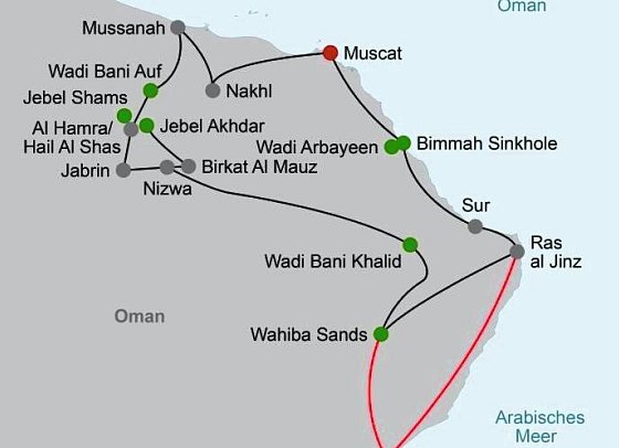Oman erfahren - Mit dem Allrad durch grandiose Landschaften