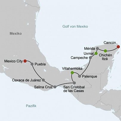 El Mexicano (ab Mexico City/bis Cancún)
