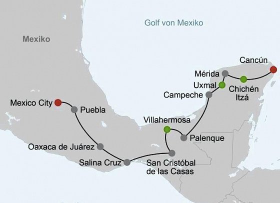 El Mexicano (ab Mexico City/bis Cancún)