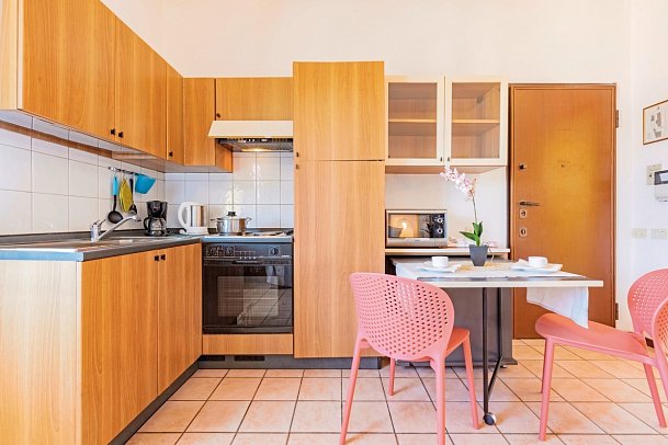 Residence Hotel Casa e Vela - Wohnbeispiel Appartement 1 Schlafzimmer/Bilo 5 (Zimmercodierungen AB1 & AB2)