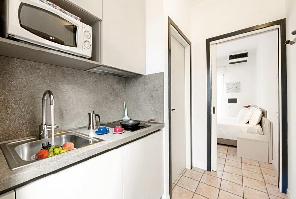 Residence Hotel Casa e Vela - Wohnbeispiel Studio Deluxe (Zimmercodierung SD6)