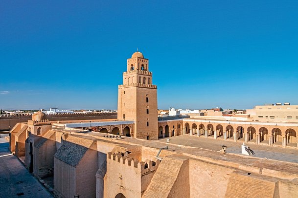 Tunesiens Schätze - kulturelle und kulinarische Höhepunkte - Große Moschee - Kairouan