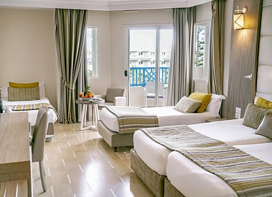 Sentido Bellevue Park - Wohnbeispiel Vierbettzimmer Meerblick (Zimmercodierung RBM)