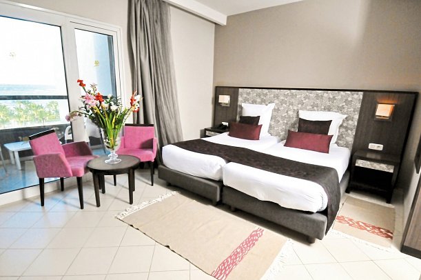 Rosa Beach - Wohnbeispiel Doppelzimmer Meerblick (Zimmercodierungen DBM & DCM)